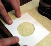 Place Ink Shield™ over impression