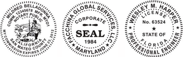 company seal stamp